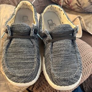 Hey Dude Black and Gray Women's Sneakers